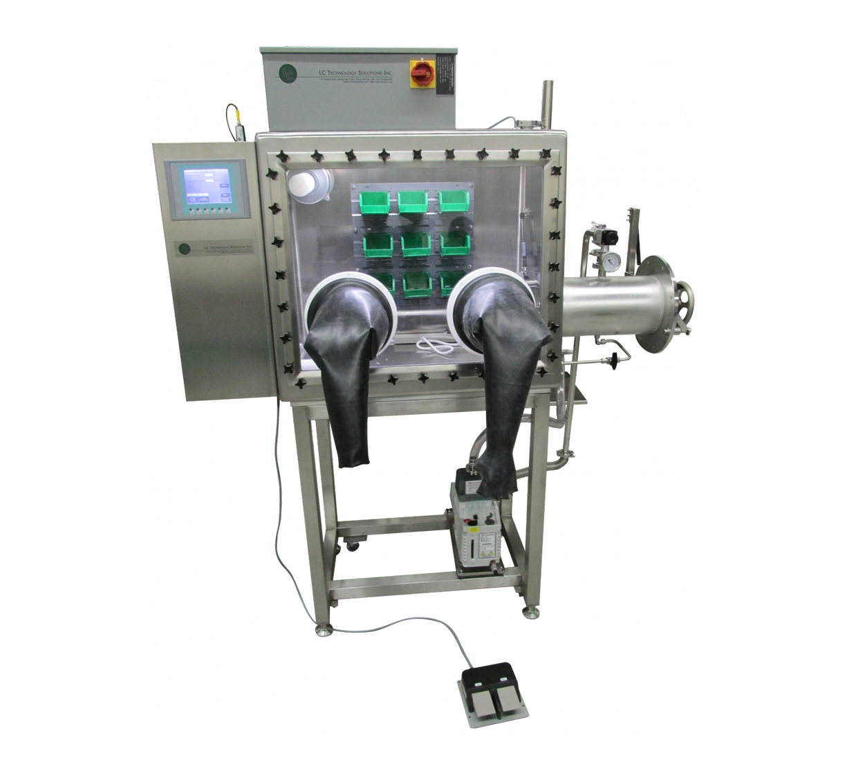 LCPW125 2Port Personal Workstation Glovebox System CN Tech